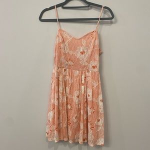 Soprano Pink and White Floral Dress